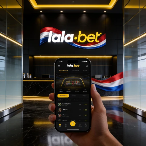 Lalabet app op een mobiele telefoon